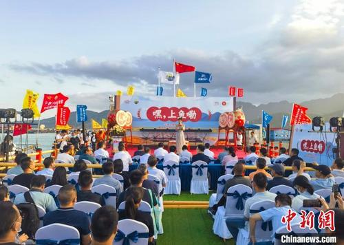 中国侨网活动现场。 吴允杰 摄
