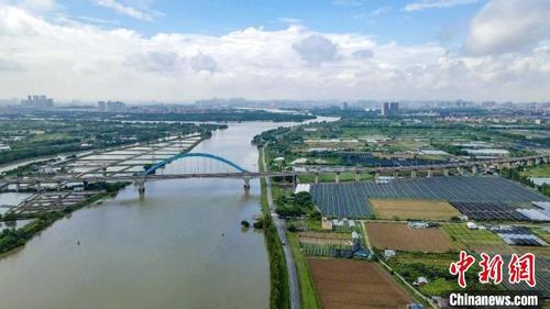 中国侨网佛山里水河两岸 中建一局建设发展公司 供图