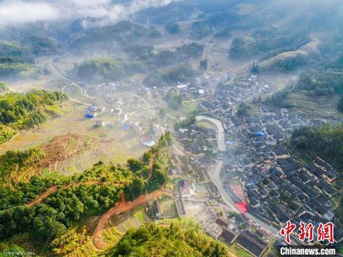 中国侨网北墘村远景图。 屏南县委组织部 供图