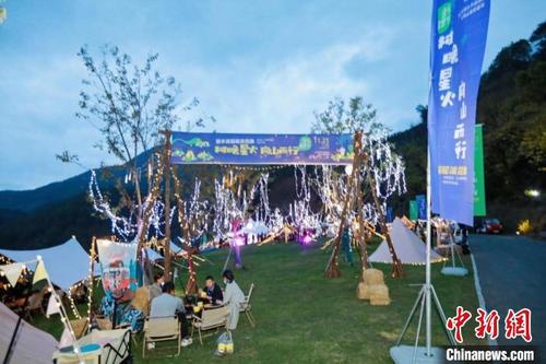 中国侨网音乐露营节现场。 遂昌宣传部供图