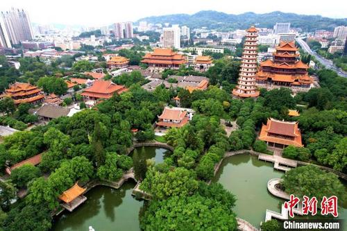 中国侨网福州西禅寺唐代立寺,距今已有1000多年历史。 王东明 摄