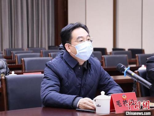 中国侨网宁德市委常委、统战部部长毛祚松讲话。 叶茂 摄
