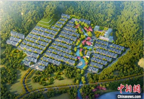 中国侨网图为海南文昌航天发射场配套区移民安置工程(二期)项目效果图。 中冶天工集团供图