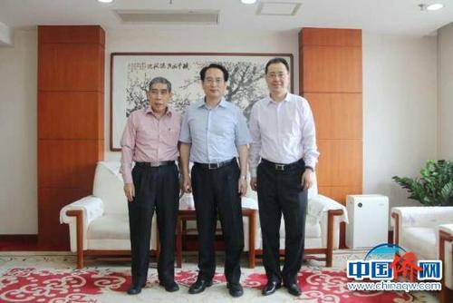 中国侨网谭天星会见菲律宾马尼拉华助中心主任。