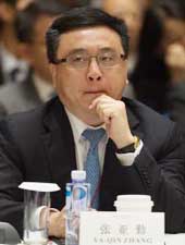 <p>张亚勤：</p>  <p>百度总裁</p>