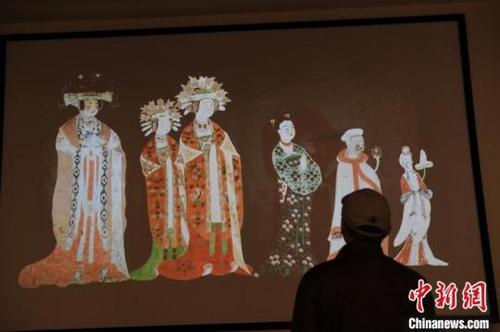中国侨网2017年1月,敦煌研究院举行的数字展。(资料图) 杨艳敏 摄