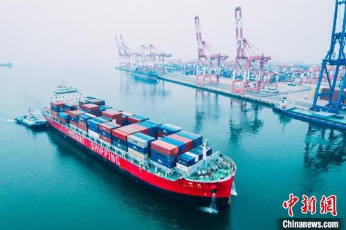 中国侨网锦州港。锦州市委宣传部 供图