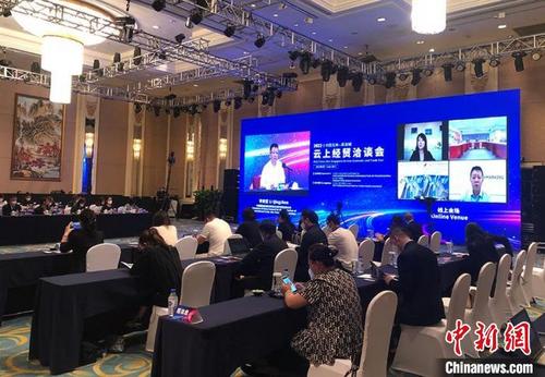 中国侨网会议现场。　郭佳　摄