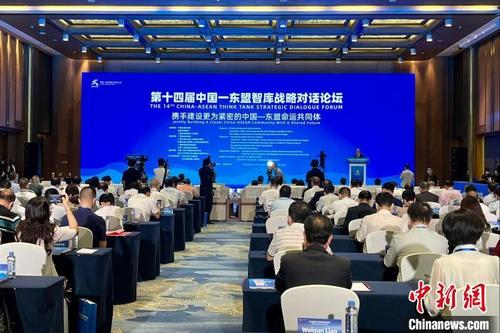 中国侨网第十四届中国—东盟智库战略对话论坛现场。　张文茜　摄