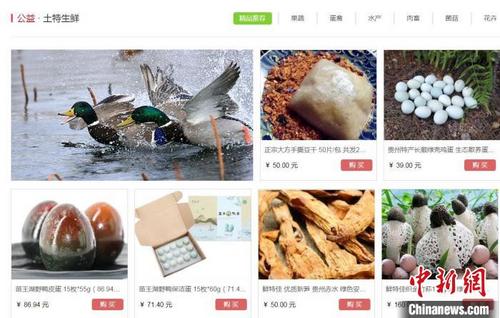 中国侨网资料图:民革打造博爱扶贫云商城。贵州省委统战部供图