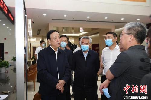 中国侨网九三学社中央调研组在广州知识产权法院调研。 陈楚红 摄