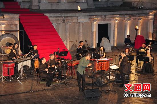 中国侨网紫禁城室内乐团在保加利亚举办专场音乐会演出现场。（文化部网站）