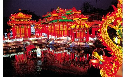 中国侨网元宵灯会。