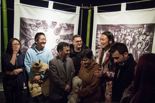 中国侨网-百面墙项目意大利开幕 奏响各民族