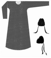 中国侨网唐代男子以幞头袍衫为尚。唐代官吏的主要服饰为圆领窄袖袍衫。圆领小袖大约是受鲜卑风的影响。