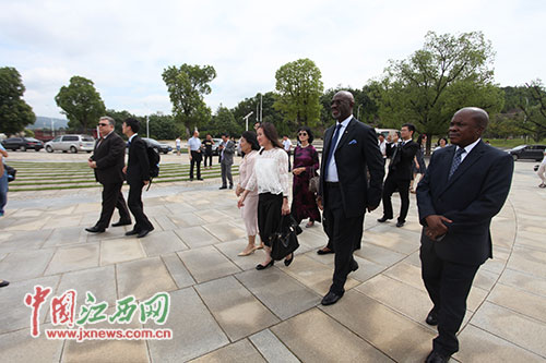 中国侨网驻华大使现场了解中医文化