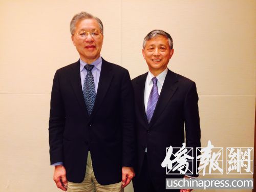 王文健博士(左)与许家杰博士(右)。