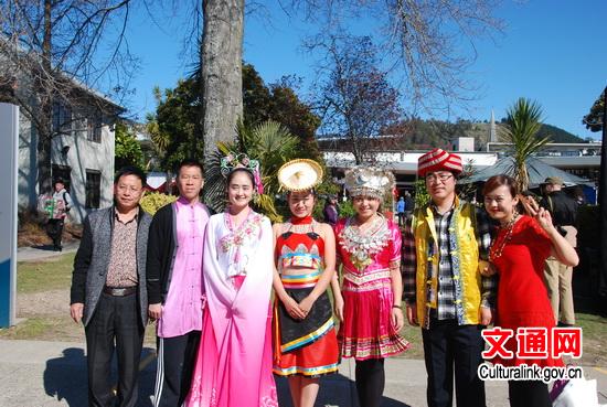 参加“中国周”的黄石市文化代表团