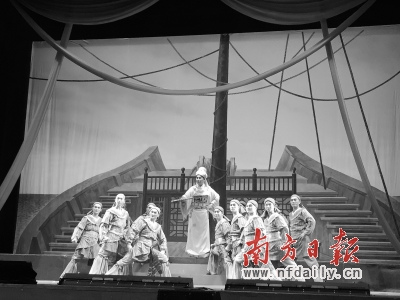 粤剧《南海一号》新加坡演出照。(陈列东