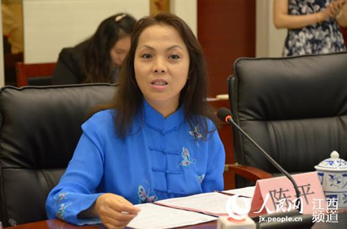 10月19日，联合国教科文组织非物质文化遗产咨询专家陈平在“童宾精神”专家座谈会上发言