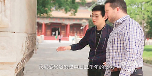 乌伊海伊讲述与中国的故事(视频截图)