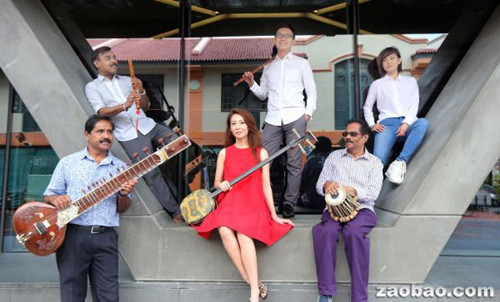 今年印族文化馆举行的文化节将呈献印度与中华音乐交奏的跨文化表演。（新加坡《联合早报》/周柏荣