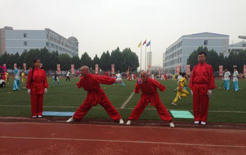 14日上午，第五届“启航”杯国际形意拳交流大会在山西省太谷县开幕。