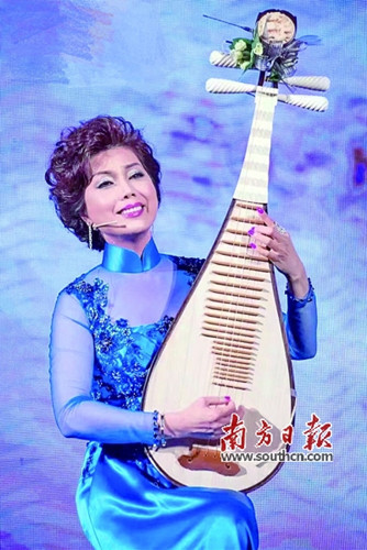陈玲玉在表演中。(图片由受访者提供)