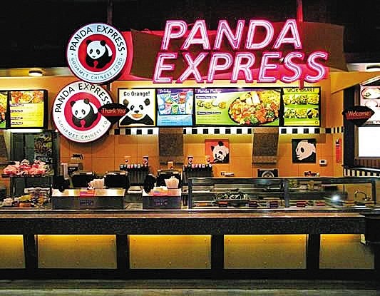 美式中国快餐连锁店——熊猫快餐。(羊城晚报)