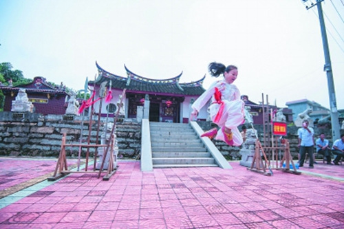 时隔多年,林彩月重新打起太祖拳,为的就是太祖拳能一直传下去。