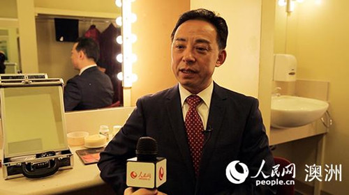 于魁智接受人民网记者专访(许梦怡