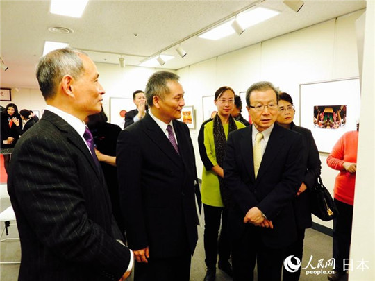 中国侨网摄影展现场
