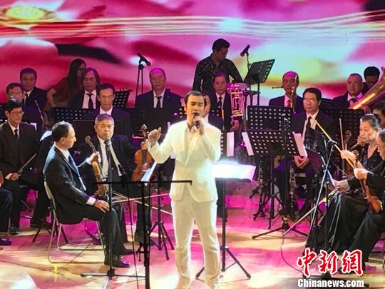 中国侨网越南参赛选手范乔明在比赛中。(钟建珊 摄)