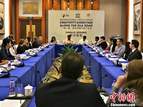 中国侨网17日,“一带一路”青年创意与遗产论坛在长沙举行。 刘着之 摄