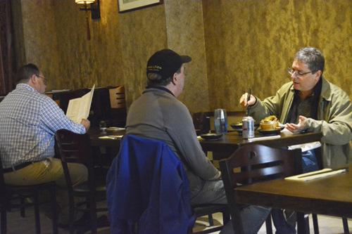 中国侨网“唐矮子面馆”刚开张十天,就已经吸引了众多中外食客。(美国《世界日报》/俞姝含 摄)