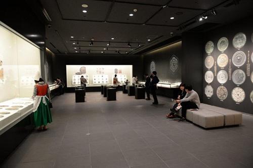 中国侨网馆内展区。(日本《中文导报》/刘幸宇 摄)