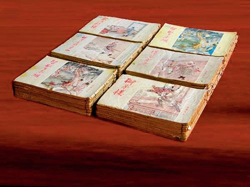 中国侨网颇显“古老”的小人书。连环画出版社供图