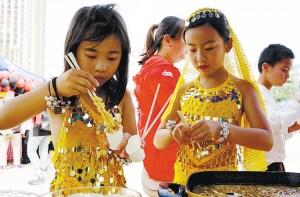 中国侨网海青学校丰富多彩的文化活动。