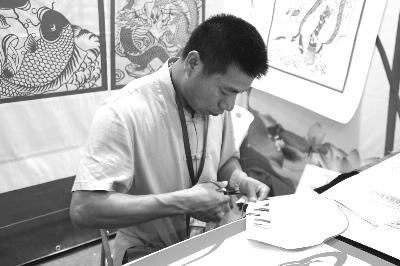 中国侨网雄县剪纸展示