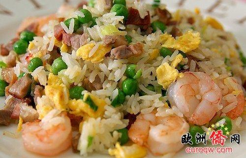 中国侨网煽动味蕾的炒饭。(意大利《新欧洲侨报》)