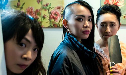 中国侨网英剧《Chinese Burn》讲述在伦敦生活的3名华人女性的故事。上图从左至右分别是演员Shin-Fei Chen、Yennis Cheung和Yuyu Rau。（图片来源：BBC）