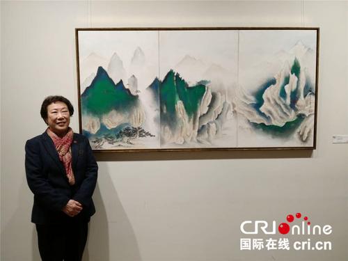 布鲁塞尔中国文化中心举办比利时华人阮丽明画展 