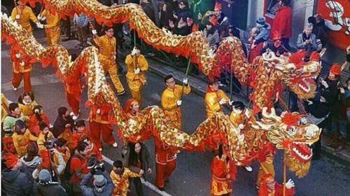 中国侨网往年马德里迎接中国春节的活动资料图片。（西班牙欧浪网 资料图）