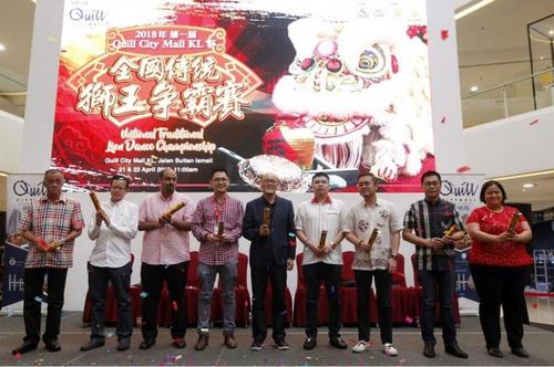 中国侨网第一届全国传统狮王争霸赛现场。（马来西亚《星洲日报》）