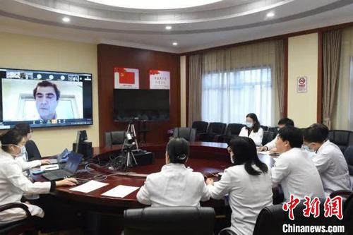 中国侨网浙大一院与美国耶鲁大学展开线上医学讨论 浙大一院提供