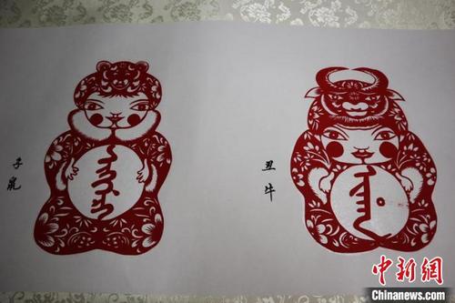 中国侨网图为华丽的剪纸作品 苍雁 摄