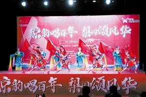 中国侨网2021第六届大致坡琼剧文化节现场。 (《海口日报》/苏弼坤 摄)