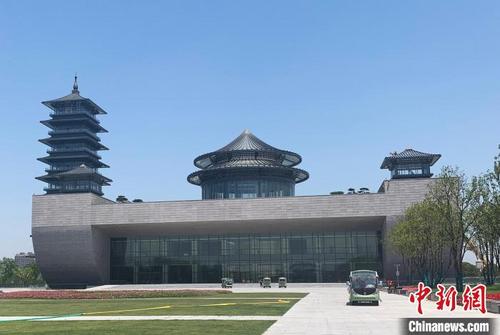 中国侨网扬州中国大运河博物馆将于6月16日开馆迎客。　崔佳明　摄