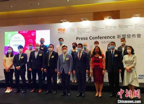 中国侨网贸发局4日举行记者会，介绍今年香港美食博览情况。
