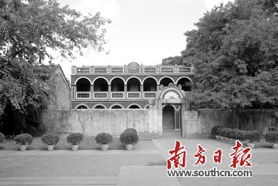 孙中山故居纪念馆正门。资料图片